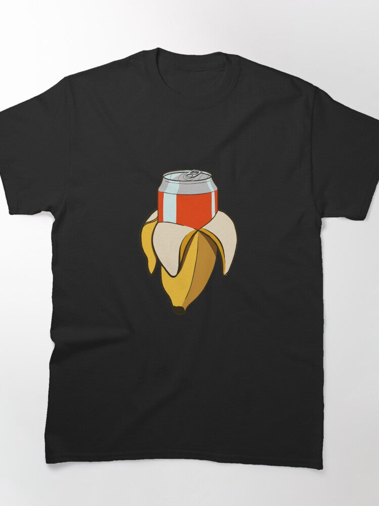 Banana Beer Funny Food Can in a Banana Classic T-Shirt